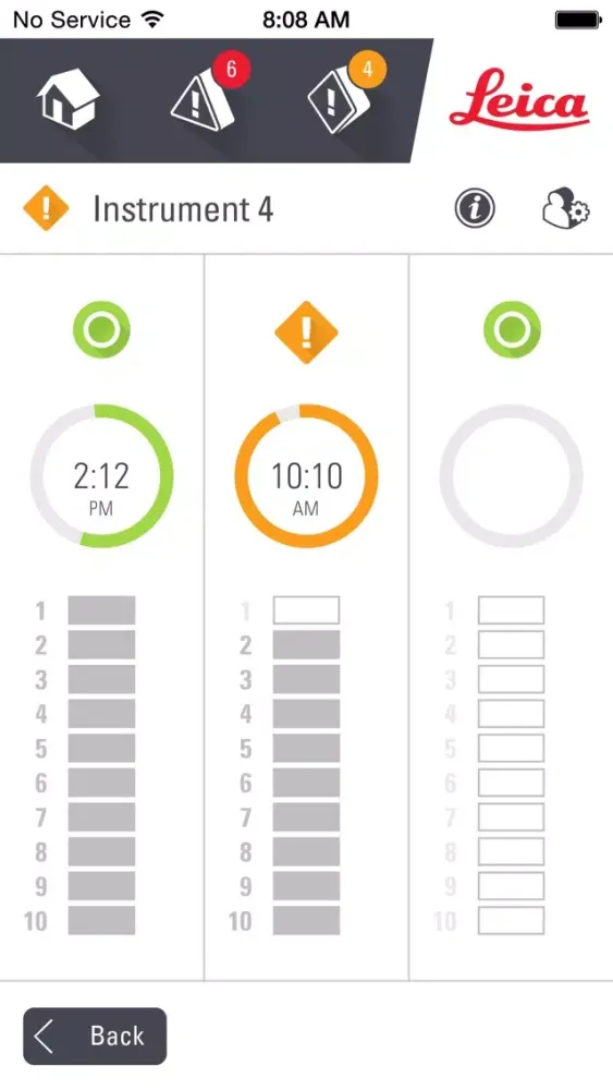 APiQ Instrument Dashboard سکرین شاٹس