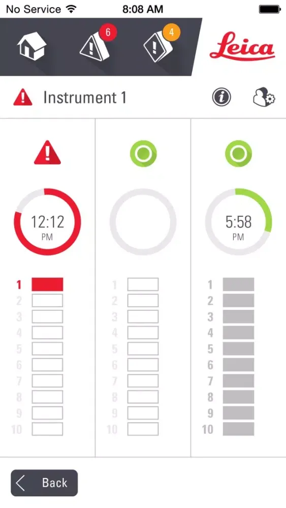 APiQ Instrument Dashboard سکرین شاٹس