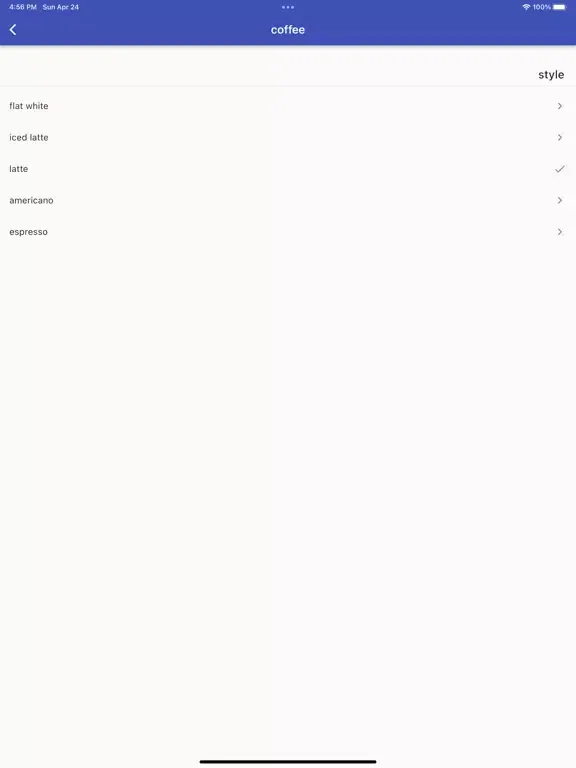 Preference iPad  স্ক্রিনশট
