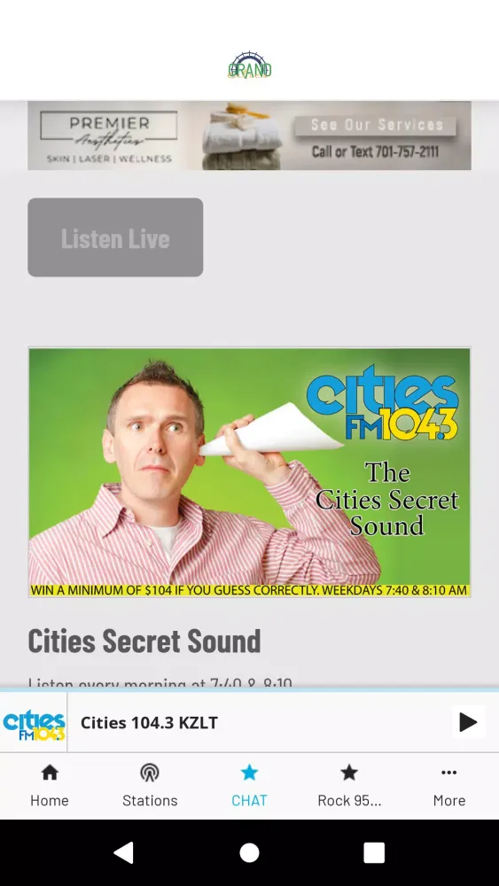 Скриншоты Grand Cities 104.3-Rock95-Z94