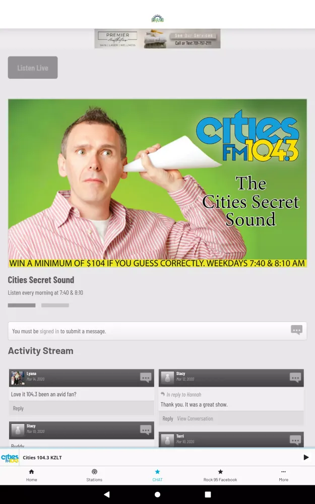 Скриншоты Grand Cities 104.3-Rock95-Z94