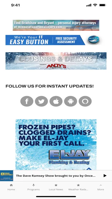 KNSI Radio AM 1450 & FM 99.3 Screenshots