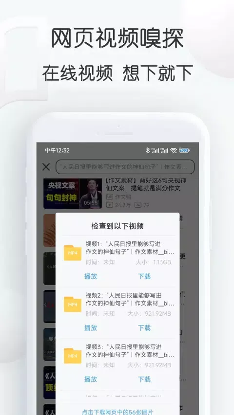 Tangkapan layar 视频素材大全