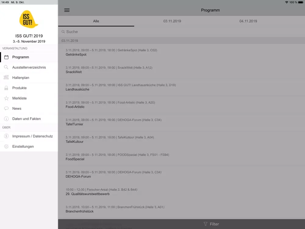 Capturas de pantalla de ISS GUT! 2019 iPad 