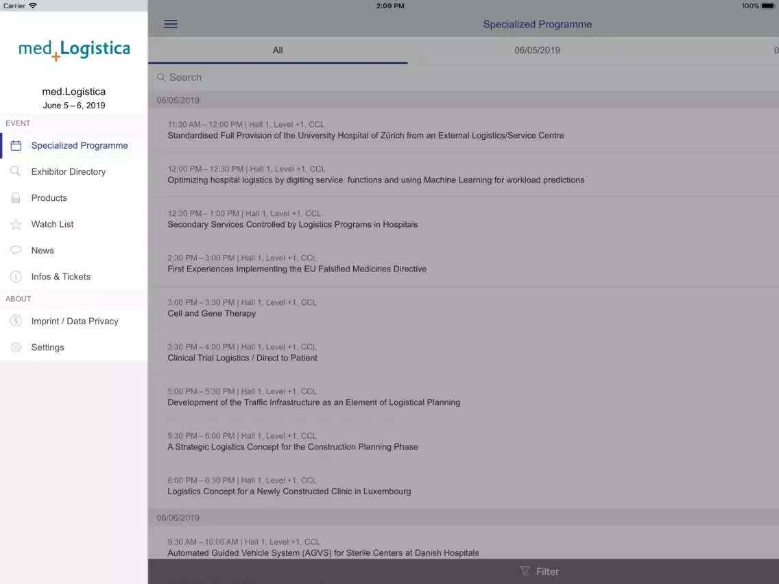 تصاویر med.Logistica iPad 