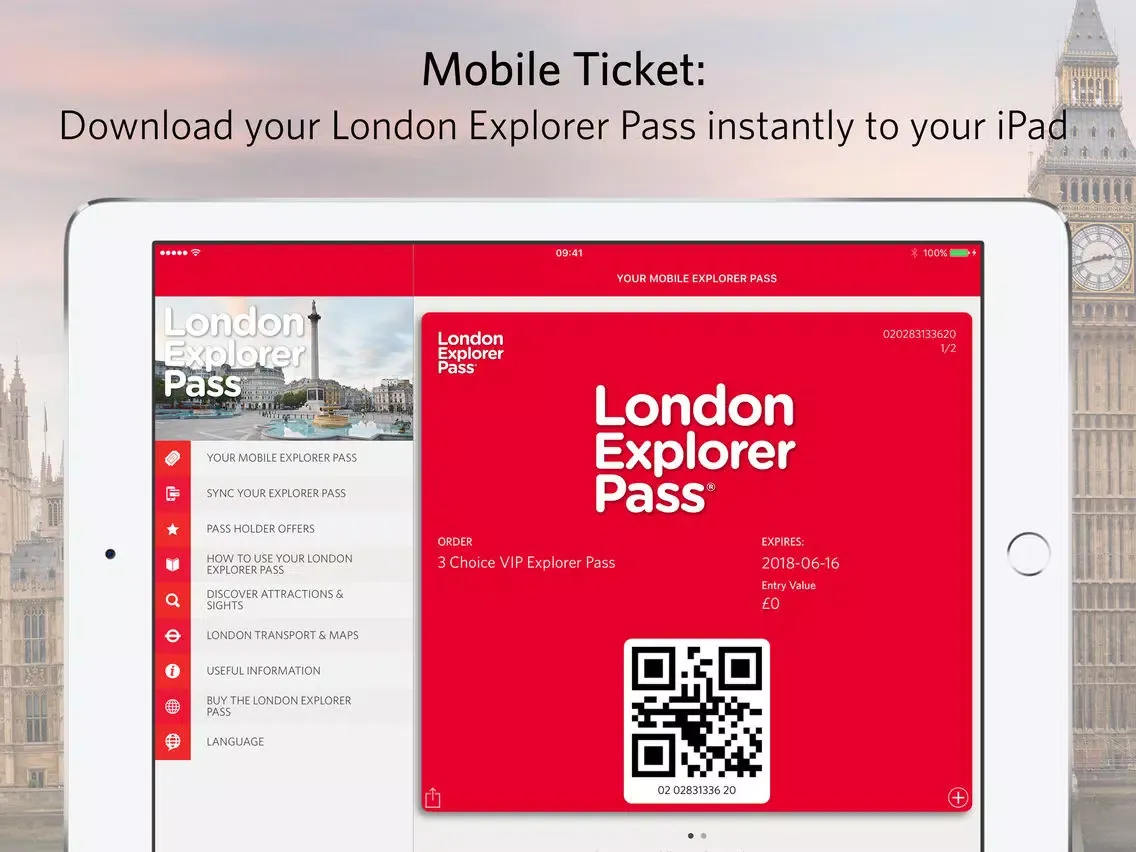 London Explorer Pass iPad 應用截圖