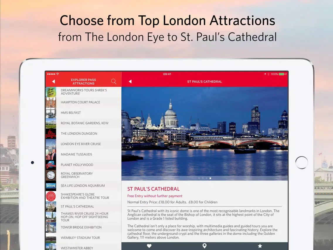 London Explorer Pass iPad 應用截圖