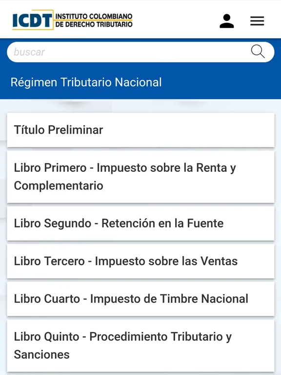 Régimen Tributario de Colombia iPad  سکرین شاٹس