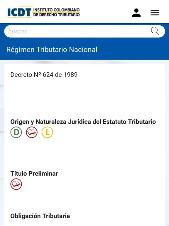 Régimen Tributario de Colombia iPad  سکرین شاٹس