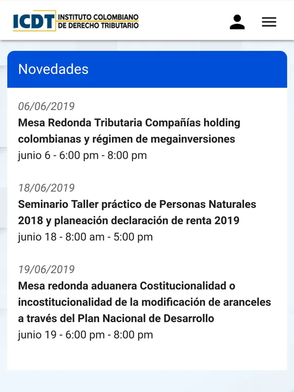 Régimen Tributario de Colombia iPad  سکرین شاٹس