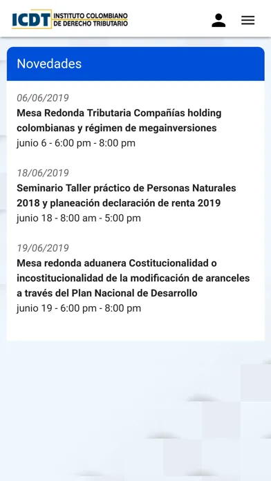 Régimen Tributario de Colombia سکرین شاٹس