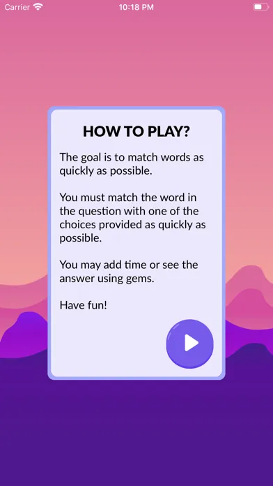 ภาพหน้าจอของ Be Quick - Words