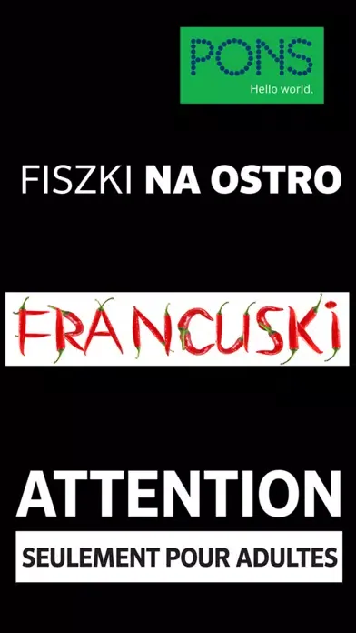 Скриншоты Fiszki na ostro - Francuski