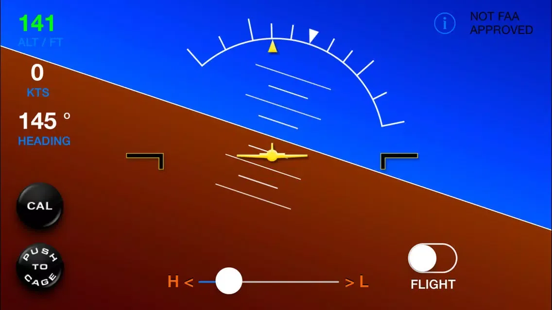 Airplane Gyroscope Attitude Indicator Screenshots