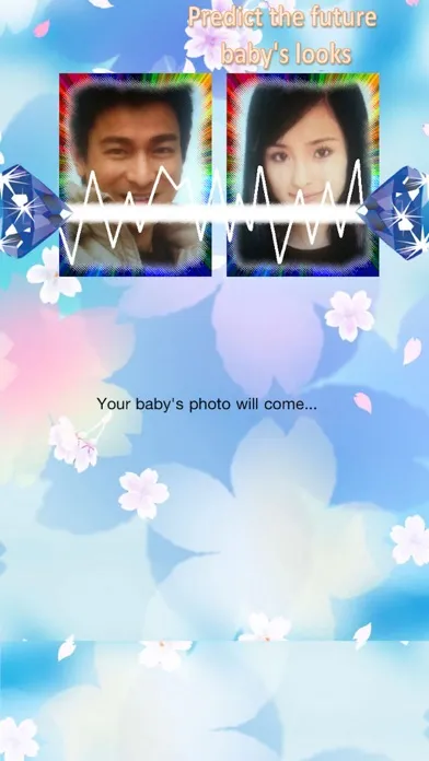 ภาพหน้าจอของ Predict the future baby's looks
