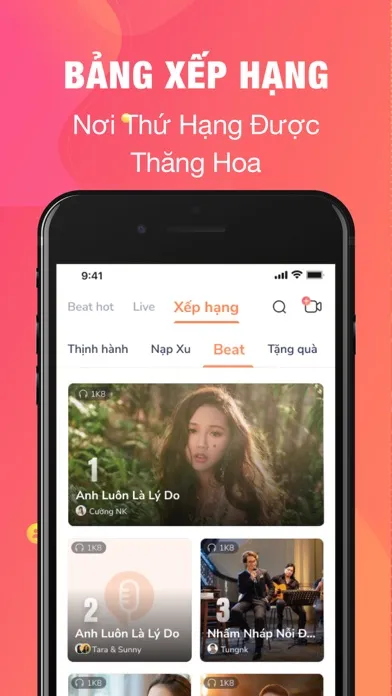 Captures d'écran de Việt Kara - Hát Karaoke online