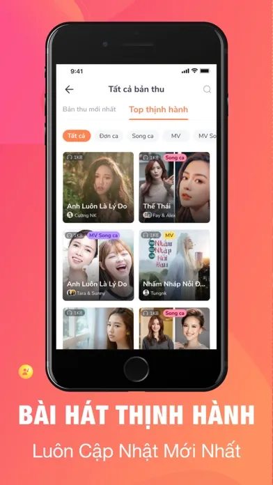 Captures d'écran de Việt Kara - Hát Karaoke online