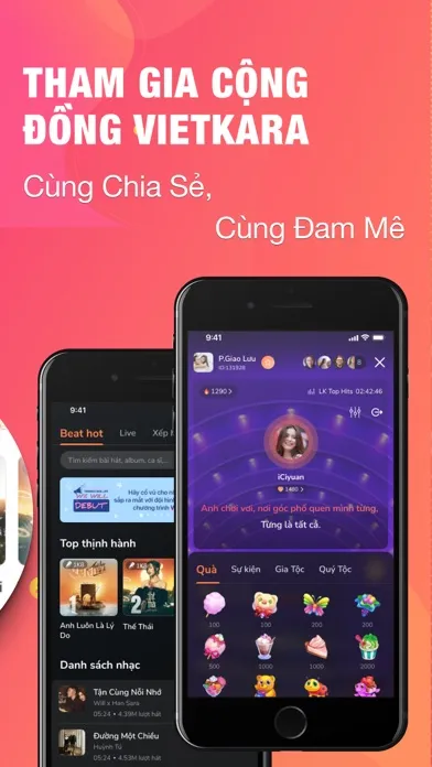 Captures d'écran de Việt Kara - Hát Karaoke online