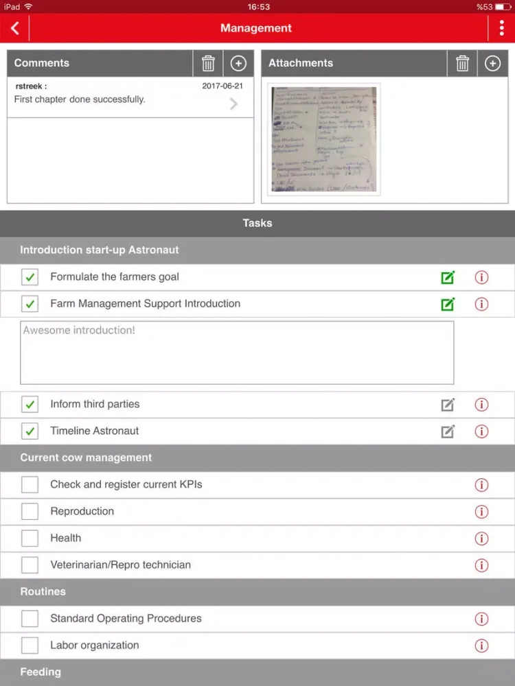 Lely RoadBook iPad  Screenshots
