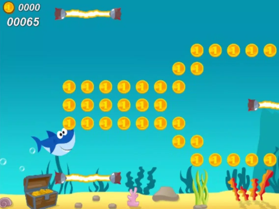 Captures d'écran de Little Shark Adventure iPad 