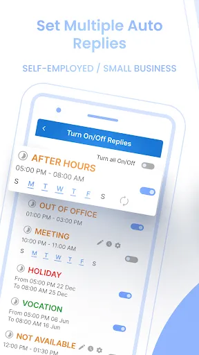 SMS Auto Reply /Autoresponder Screenshots