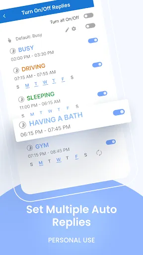 SMS Auto Reply /Autoresponder Screenshots