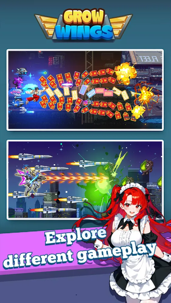 Screenshot di Grow Wings