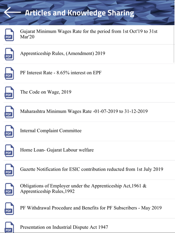 Скриншоты Labour Law Support iPad 