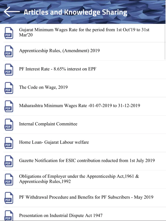Captures d'écran de Labour Law Support iPad 