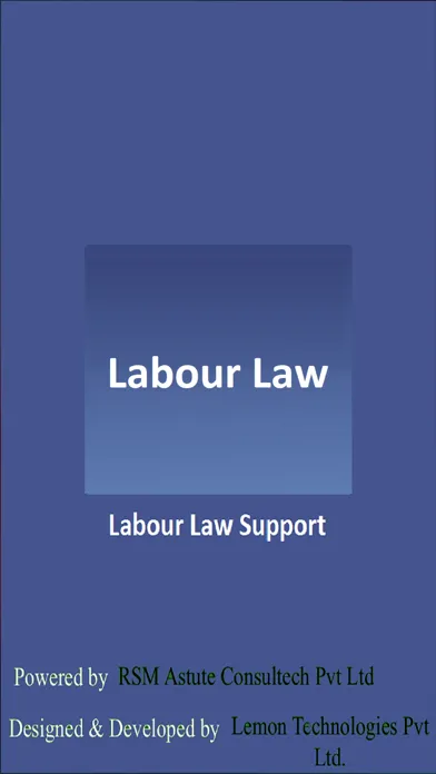 Captures d'écran de Labour Law Support