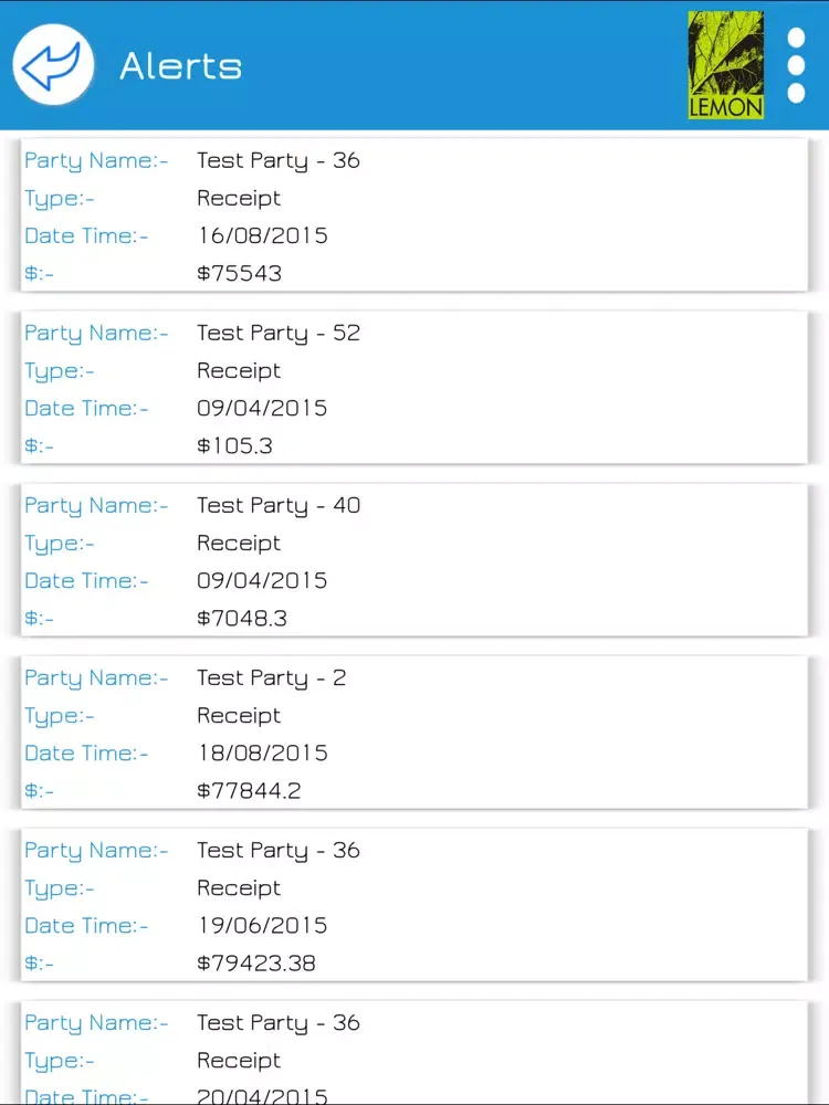 Capturas de tela do Accusoft Cloud iPad 