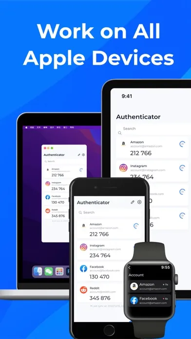 Authenticator App- MFA,2FA,OTP Screenshots