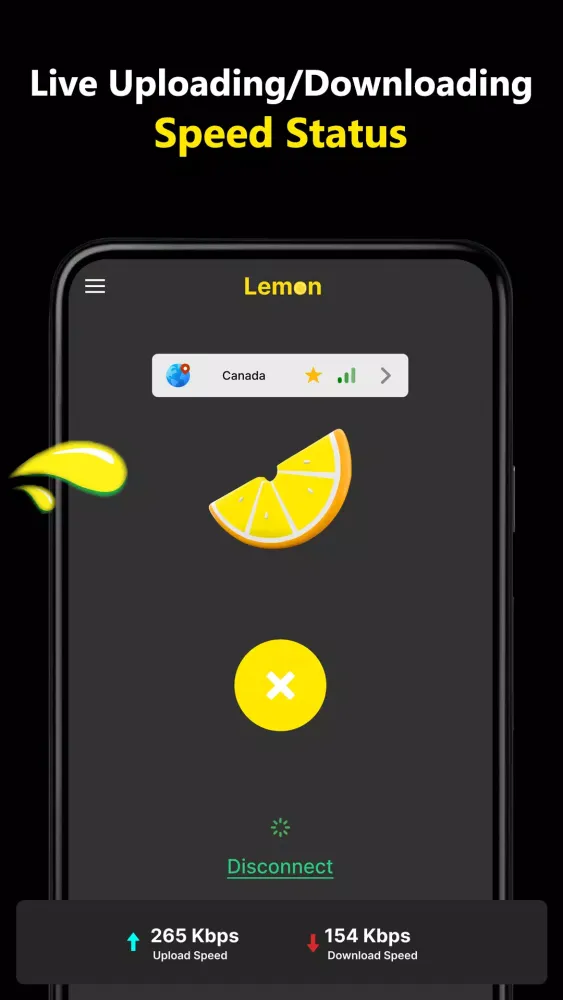 Capturas de tela do Lemon VPN Proxy
