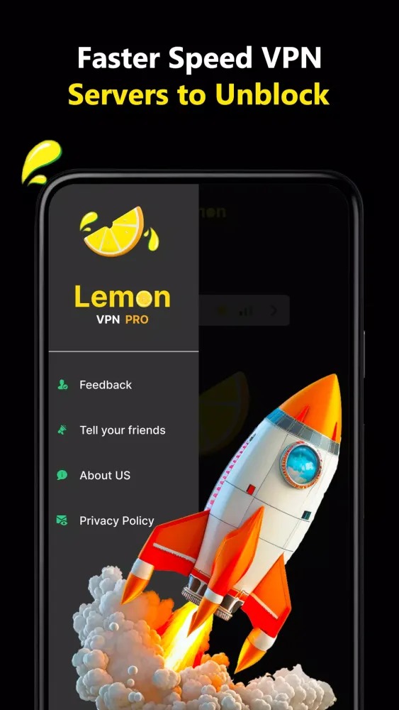 Capturas de tela do Lemon VPN Proxy