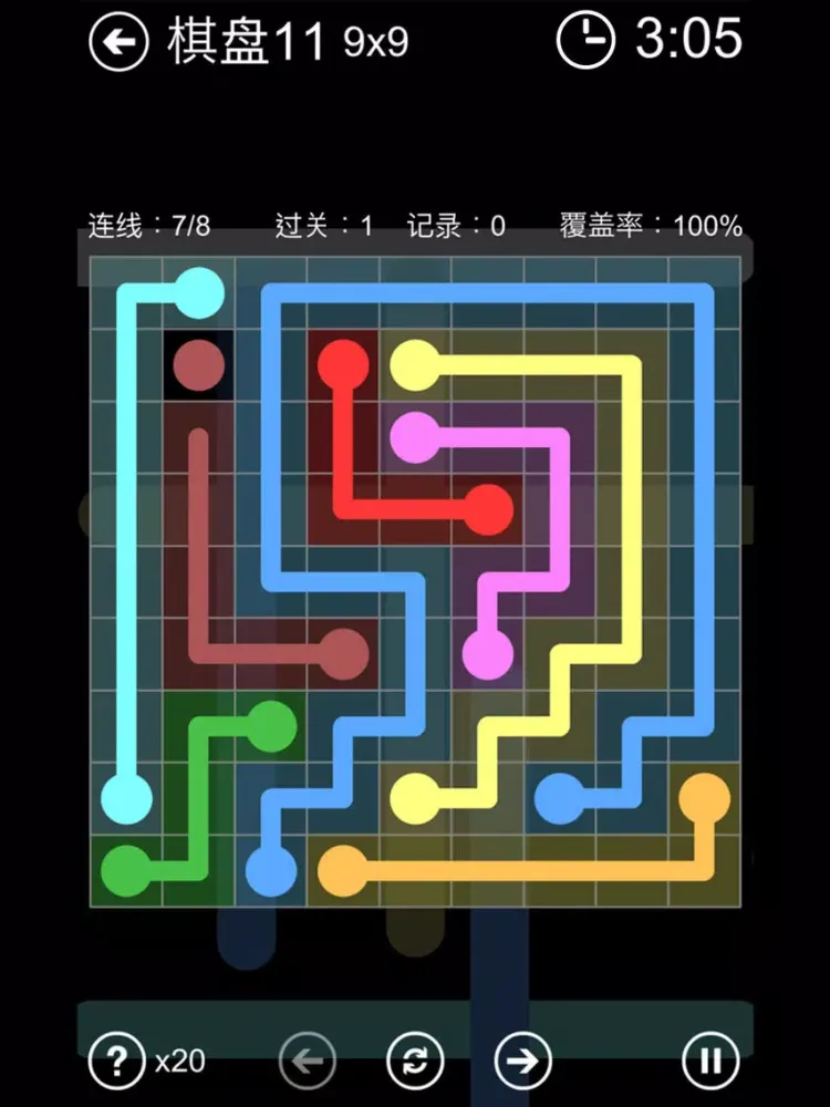Capturas de tela do 一笔画－一划到底 iPad 