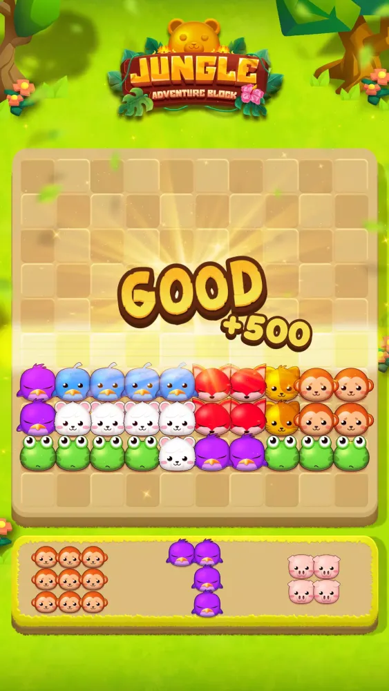 Jungle Adventure Block سکرین شاٹس