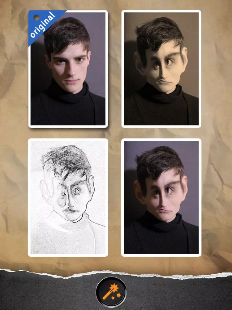 Capturas de pantalla de Funny Face - Photo Helium Booth with Sketch,Blur,Boken Filter Effects iPad 