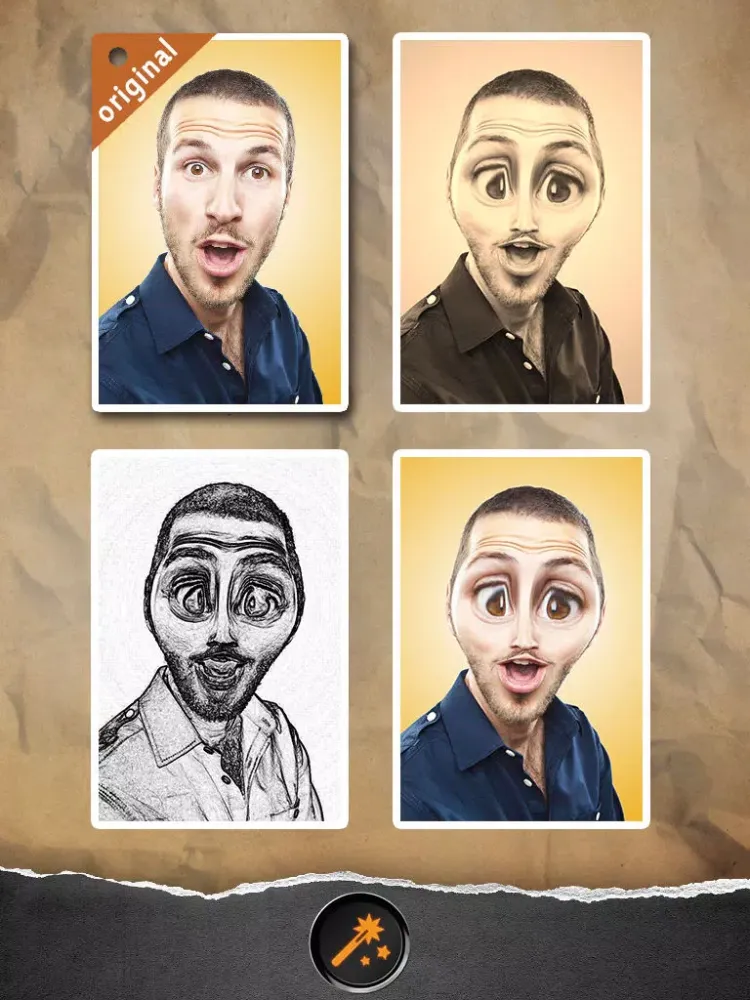 Capturas de pantalla de Funny Face - Photo Helium Booth with Sketch,Blur,Boken Filter Effects iPad 