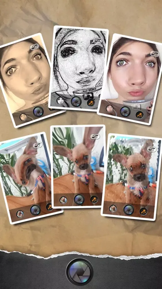 Capturas de pantalla de Funny Face - Photo Helium Booth with Sketch,Blur,Boken Filter Effects