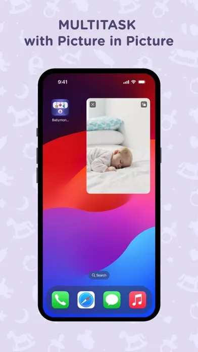 Capturas de tela do Baby Monitor Unlimited range