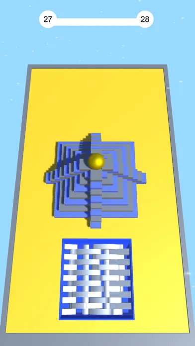Capturas de tela do Shredder vs Cubes