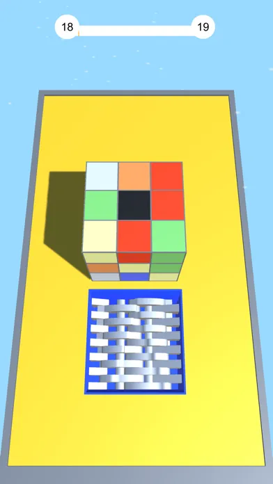 Capturas de tela do Shredder vs Cubes