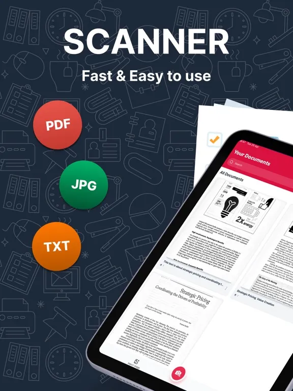 InstaScan - Scan Documents iPad  Screenshots