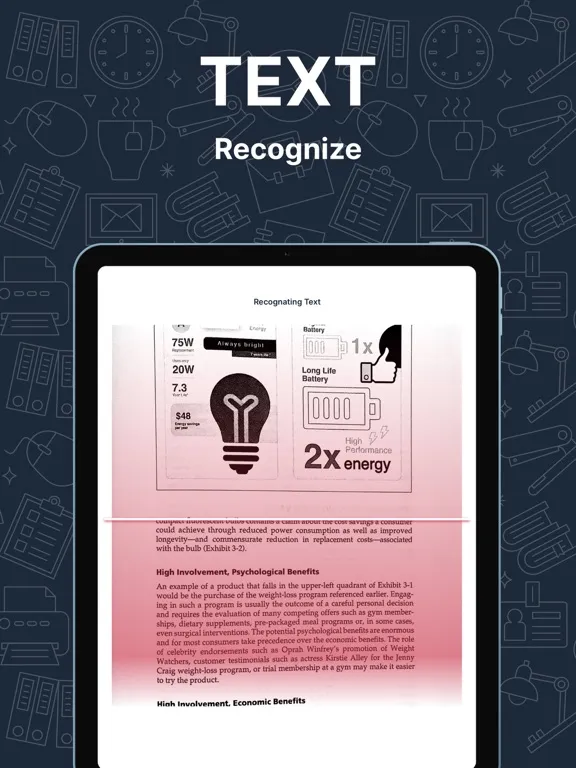 InstaScan - Scan Documents iPad  Screenshots