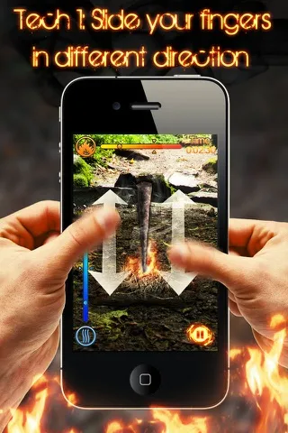 Capturas de tela do Fire it up FREE - Bow Drill for iPhone , iPad and iPod touch