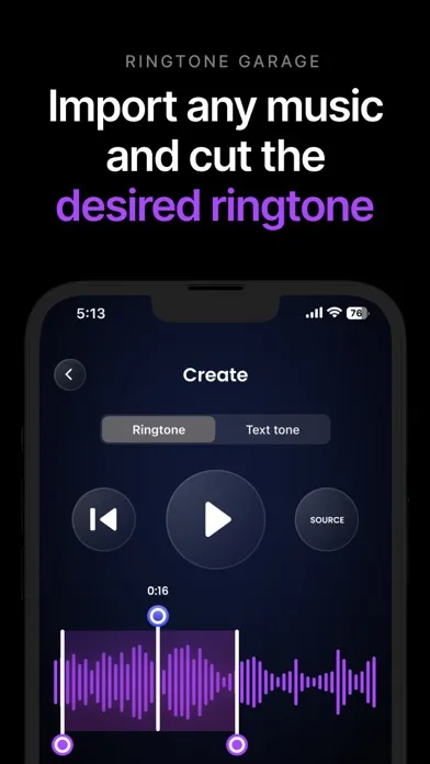 Zrzuty ekranu Ringtone Garage