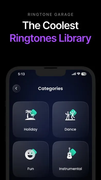 Zrzuty ekranu Ringtone Garage
