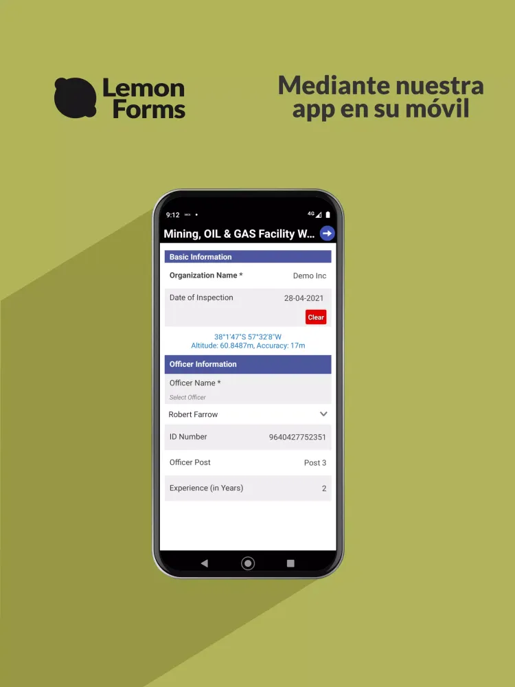 Tangkapan layar Lemonforms