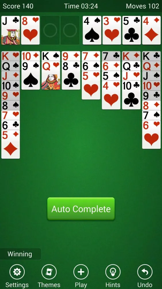 FreeCell Solitaire स्क्रीनशॉट