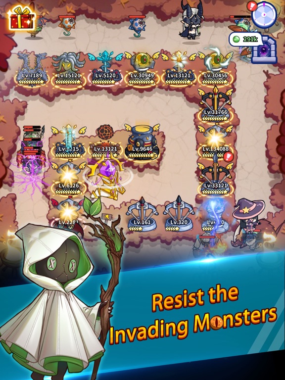 Screenshot di Idle Defense: Dark Forest iPad 
